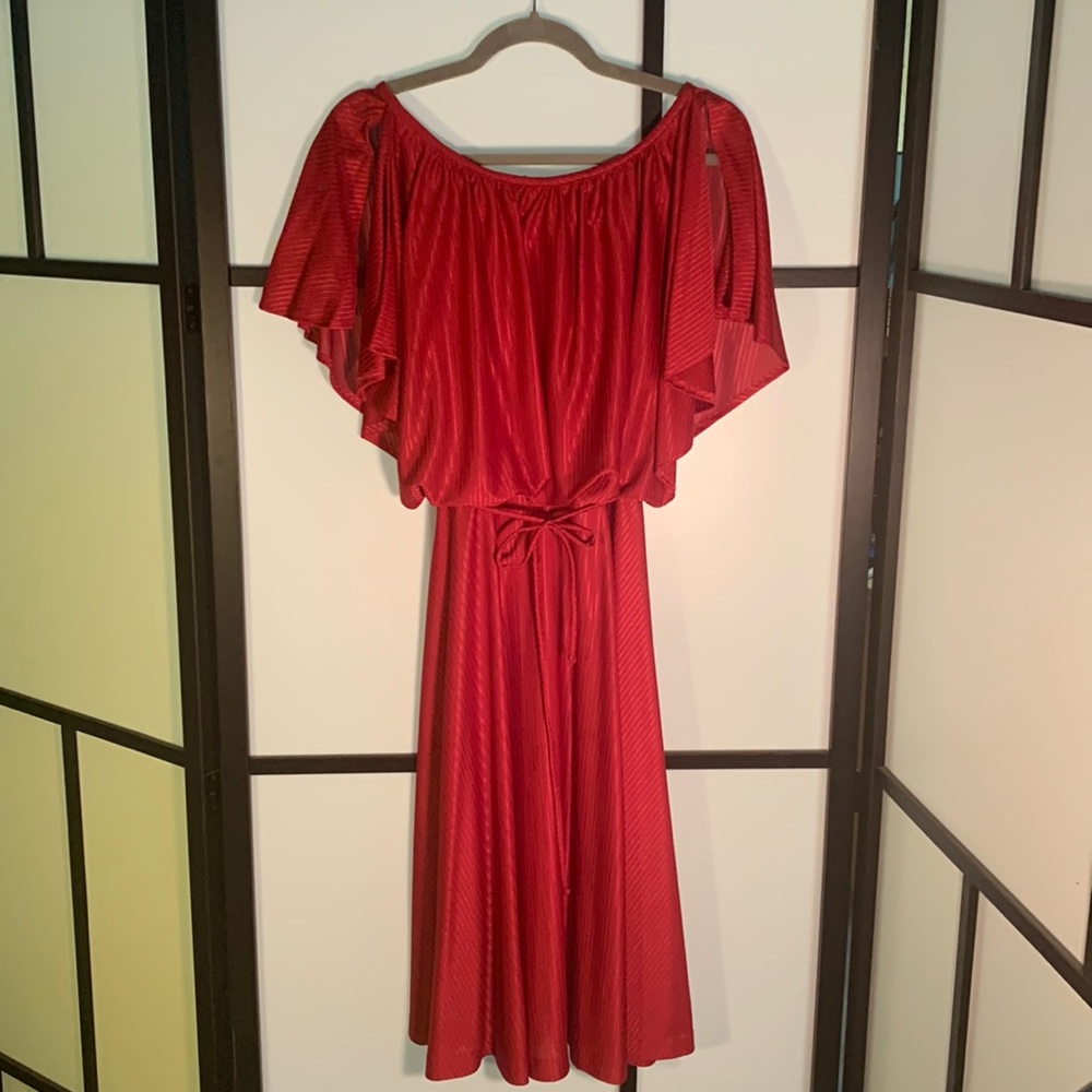 Vintage 70's red dress